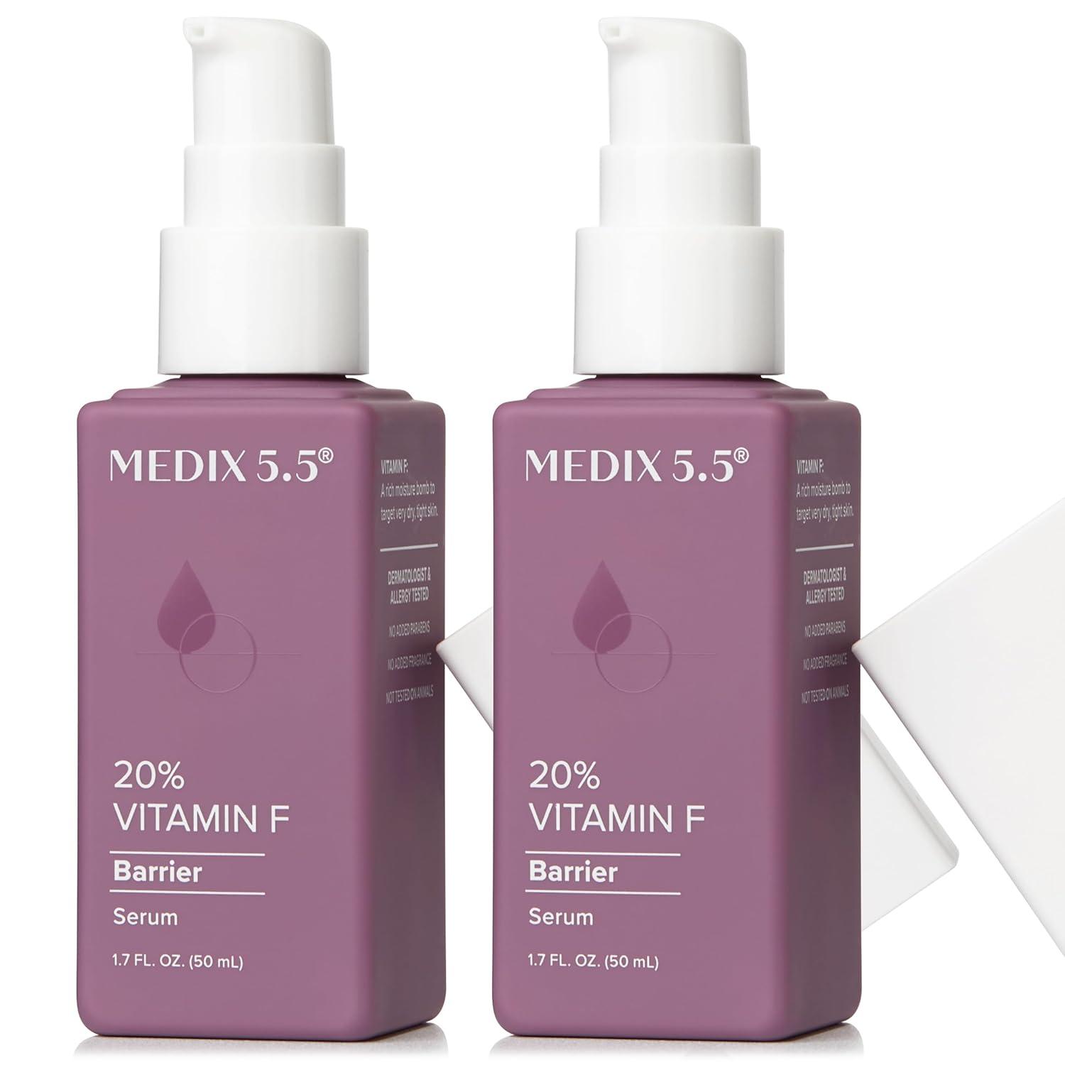 imageMEDIX Fragrance Free Firming Retinol Body Lotion 3 Hyaluronic Acid Serum Booster 2pc Skin Care Set Crepey Skin Care Treatment Anti Aging Body Cream amp Face Moisturizer For Crepe Skin amp Dry Skin20 Vitamin F Booster