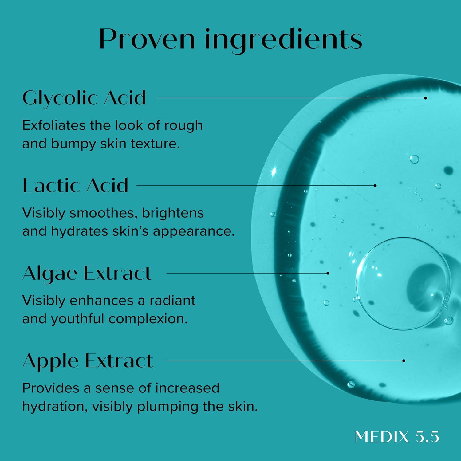imageMEDIX Fragrance Free Firming Retinol Body Lotion 3 Hyaluronic Acid Serum Booster 2pc Skin Care Set Crepey Skin Care Treatment Anti Aging Body Cream amp Face Moisturizer For Crepe Skin amp Dry Skin10 AHA Renew Exfoliating Booster