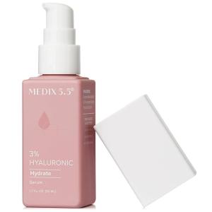 MEDIX Fragrance Free Firming Retinol Body Lotion + 3% Hyaluronic Acid Serum Booster 2pc Skin Care Set | Crepey Skin Care Treatment | Anti Aging Body Cream & Face Moisturizer For Crepe Skin & Dry Skin(3% Hyaluronic Acid Booster)