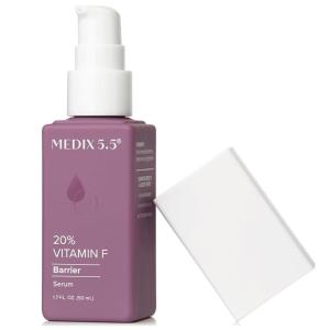 MEDIX Fragrance Free Firming Retinol Body Lotion + 3% Hyaluronic Acid Serum Booster 2pc Skin Care Set | Crepey Skin Care Treatment | Anti Aging Body Cream & Face Moisturizer For Crepe Skin & Dry Skin(20% Vitamin F Booster)