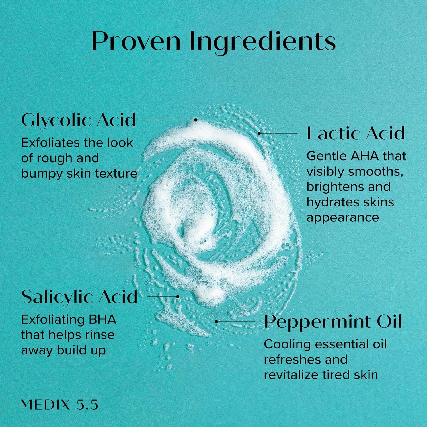 imageMEDIX 55 Best Sellers Travel Kit Skin Care Set Retinol Body Lotion Glycolic Acid Exfoliating Body Wash 20 Vitamin F Body Oil 3PC Skincare Set Crepey Skin Care Treatment 3 Piece Travel Kit