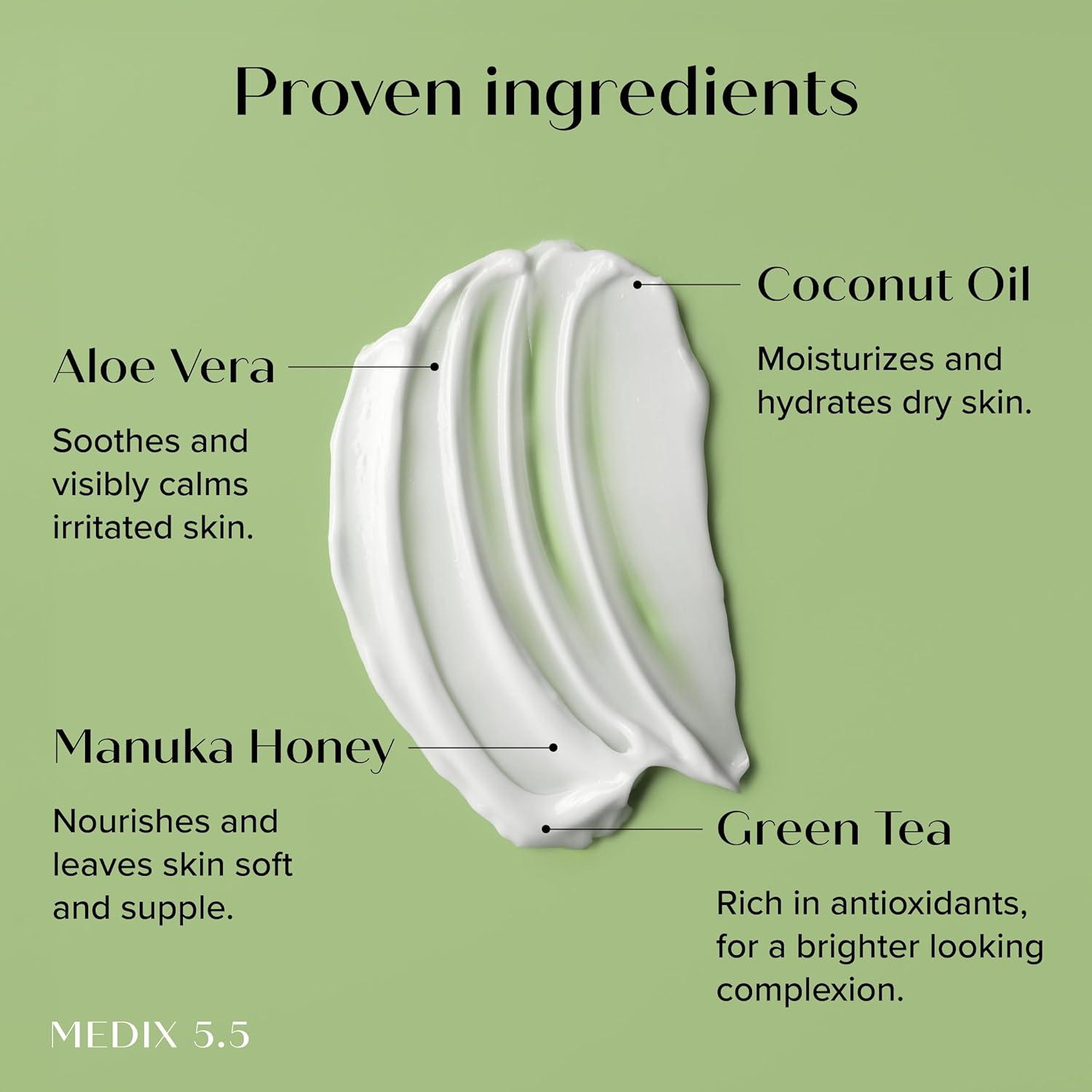 imageMEDIX Anti Aging Skin Care 3PC Set Retinol Body Cream Exfoliating AHA Glycolic Acid Foaming Face amp Body Wash Vitamin F Booster Serum Wash Treat Hydrate Skincare SetCoconut Oil Argan Oil