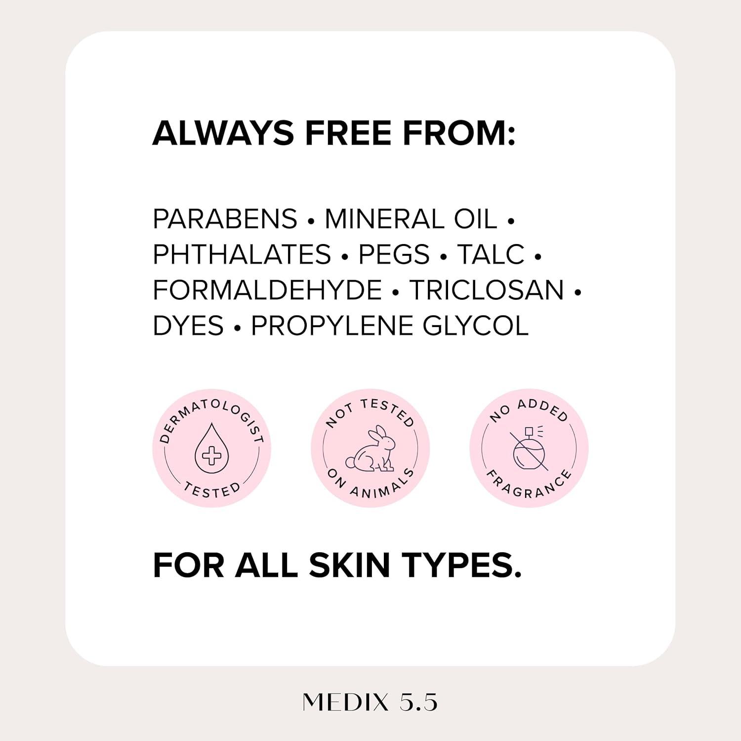 imageMEDIX Anti Aging Skin Care 3PC Set Retinol Body Cream Exfoliating AHA Glycolic Acid Foaming Face amp Body Wash Vitamin F Booster Serum Wash Treat Hydrate Skincare Set2 FragranceFree Retinol Cream