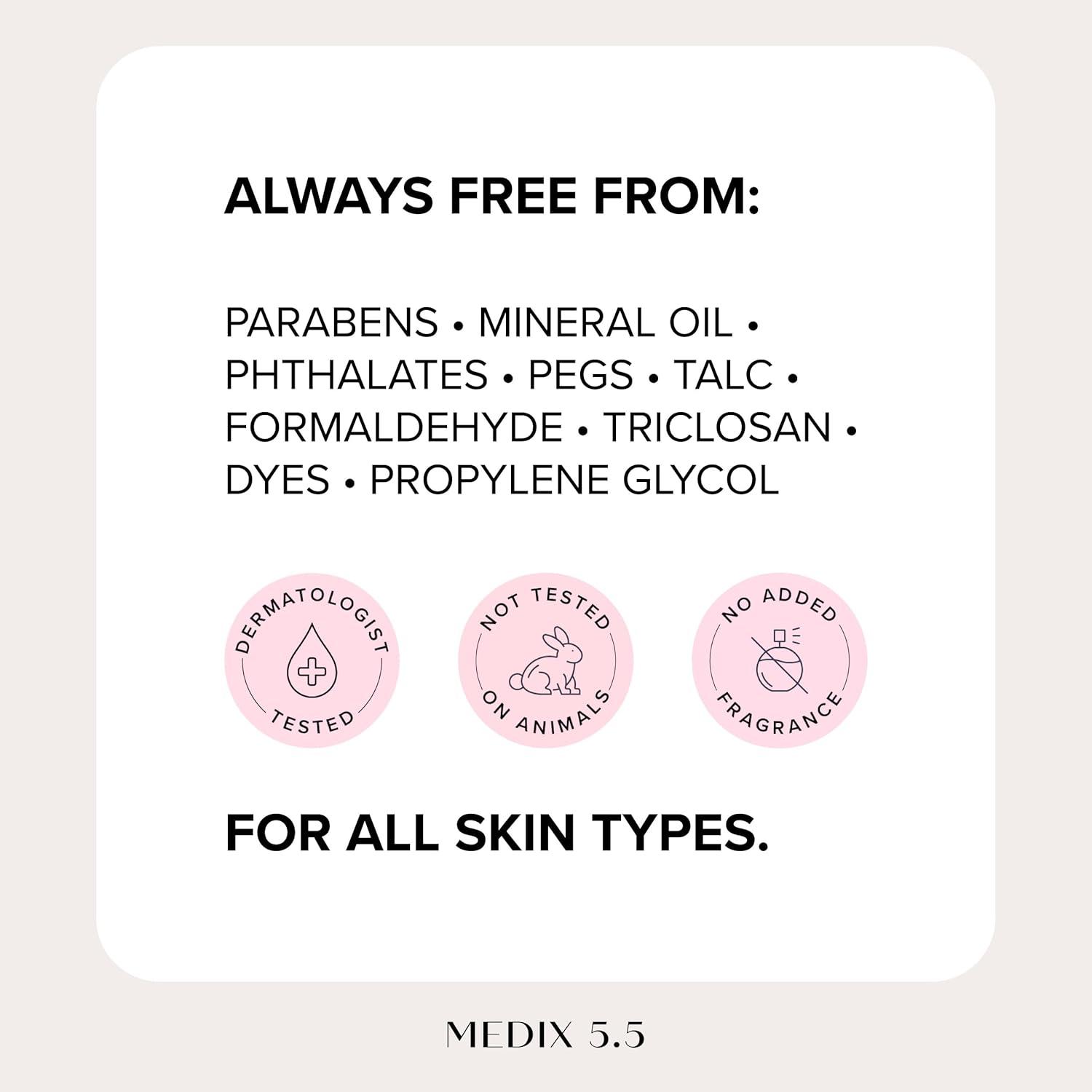imageMEDIX Anti Aging Skin Care 3PC Set Retinol Body Cream Exfoliating AHA Glycolic Acid Foaming Face amp Body Wash Vitamin F Booster Serum Wash Treat Hydrate Skincare Set2 FragranceFree Retinol Cream