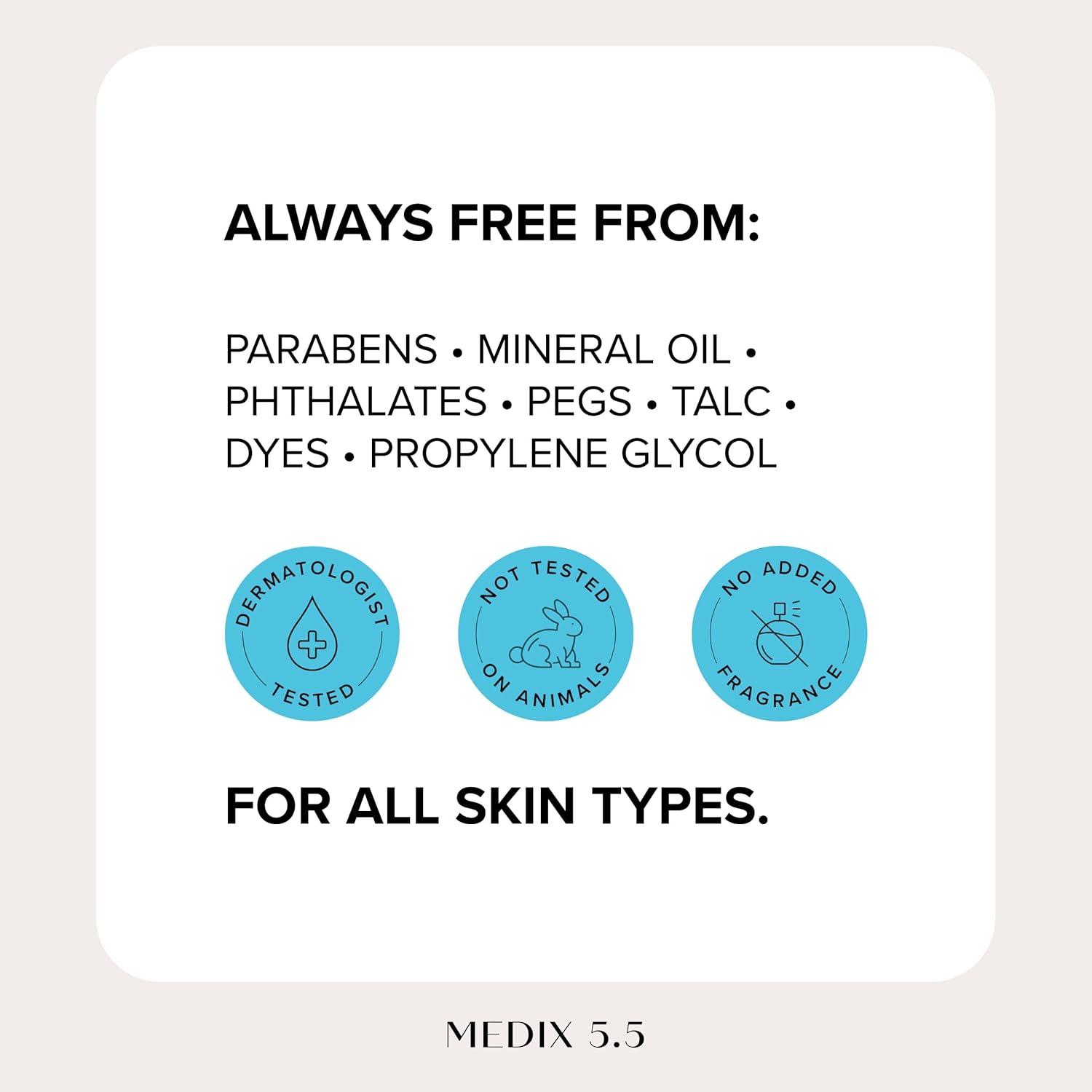 imageMEDIX Anti Aging Skin Care 3PC Set Retinol Body Cream Exfoliating AHA Glycolic Acid Foaming Face amp Body Wash Vitamin F Booster Serum Wash Treat Hydrate Skincare Set8 Niacinamide Brightening Lotion
