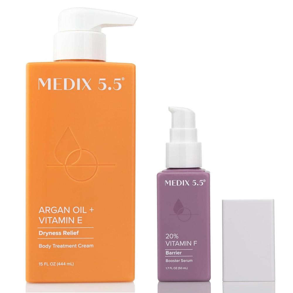 imageMedix 55 Argan Oil AntiAging Cream  20 Vitamin F AntiAging Booster Serum Set